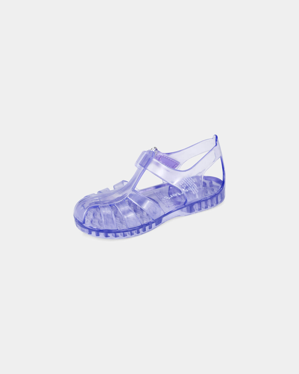 Toddler Girl Clear Sandals - Purple - Image 6