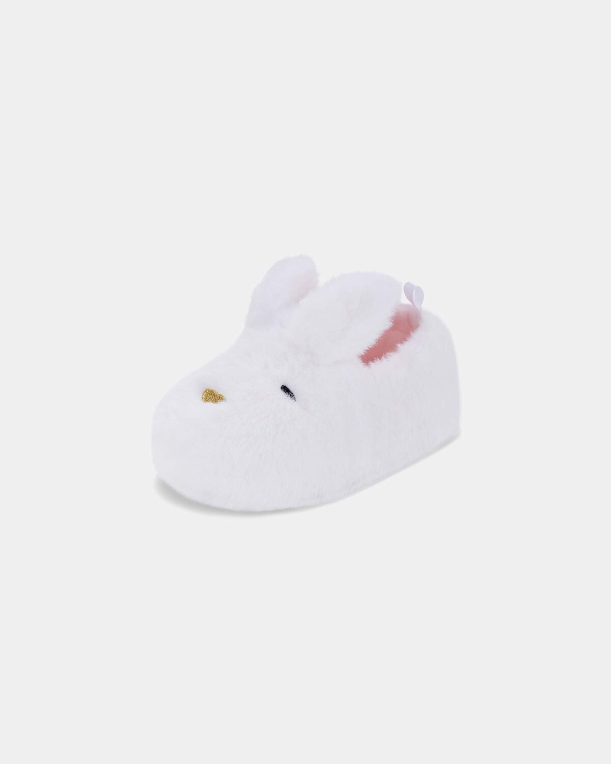 Girls Bunny Slippers - White - Image 6