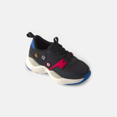 Toddler Boy Light-Up Sports Sneakers - Black