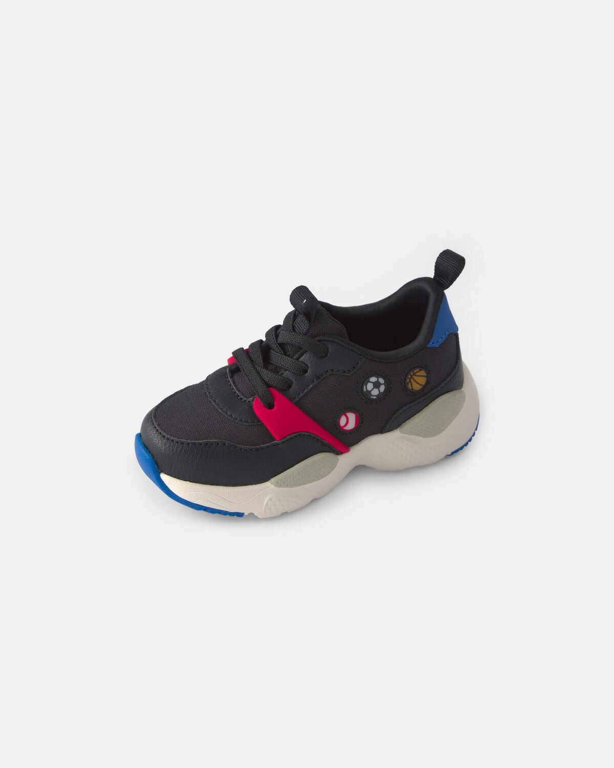 Toddler Boy Light-Up Sports Sneakers - Black - Image 6