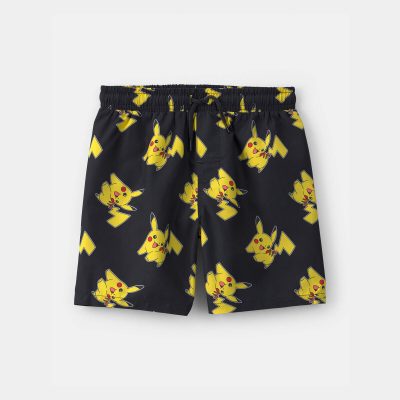 Boys Pokémon Swim Trunks - Black/Yellow
