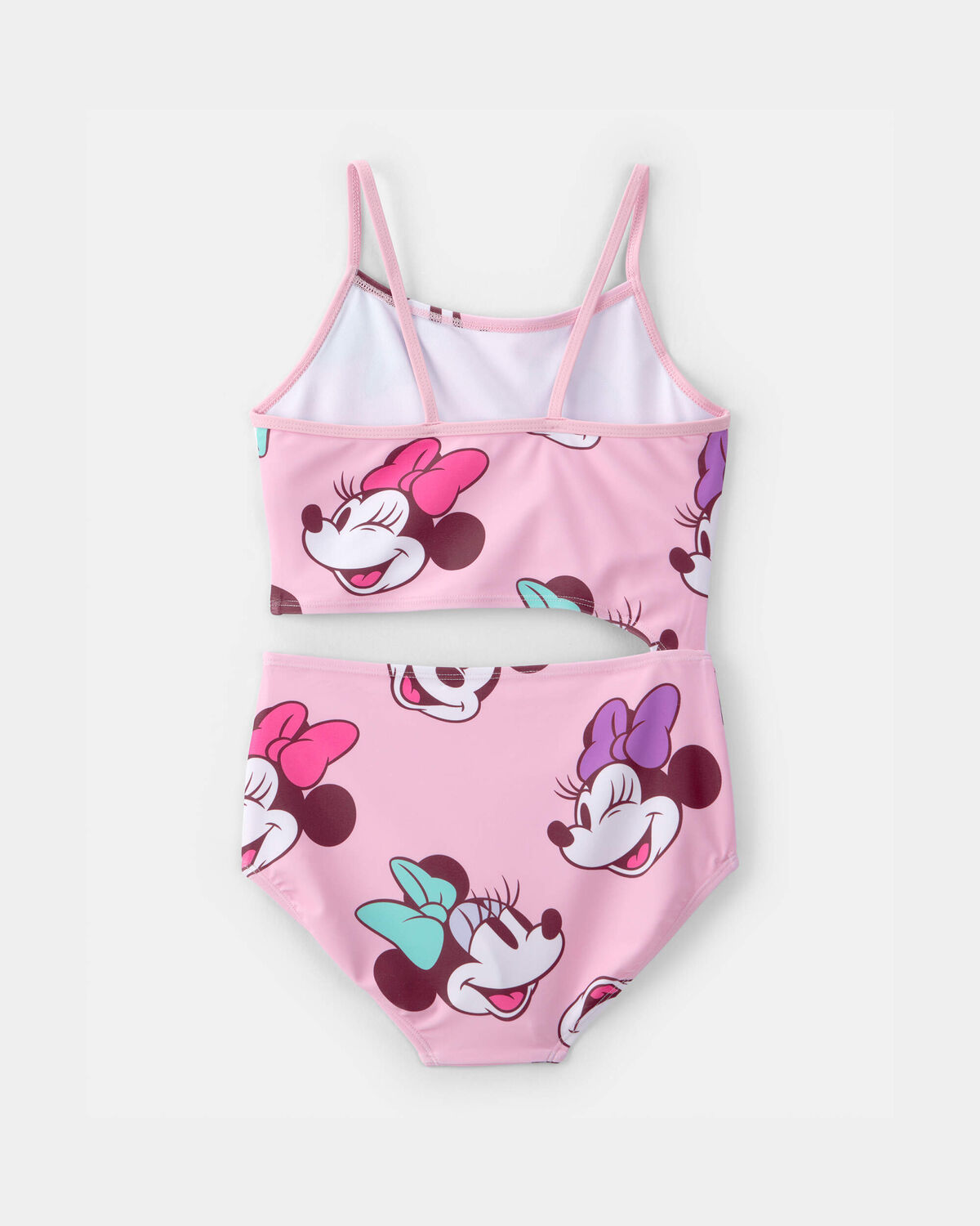 Girls 1-Piece Disney© Minnie Mouse Swimsuit - Pink - Image 2