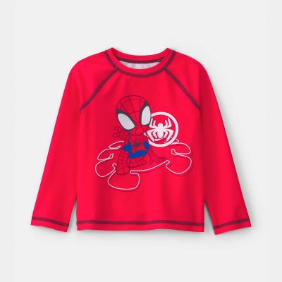Toddler Boy ©Marvel Spider-Man Long-Sleeve Rashguard - Red