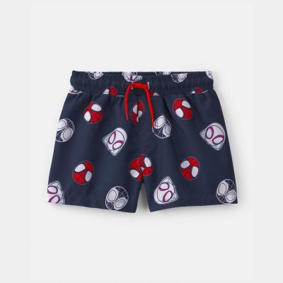 Toddler Boy ©Marvel Spider-Man Swim Trunks - Navy Blue