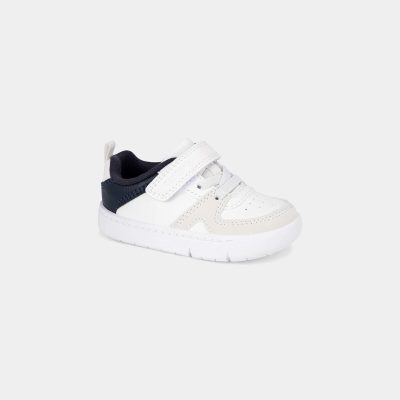 Baby Boy Every Step® First Walker Color Block Sneakers - BlueWhite/Tan