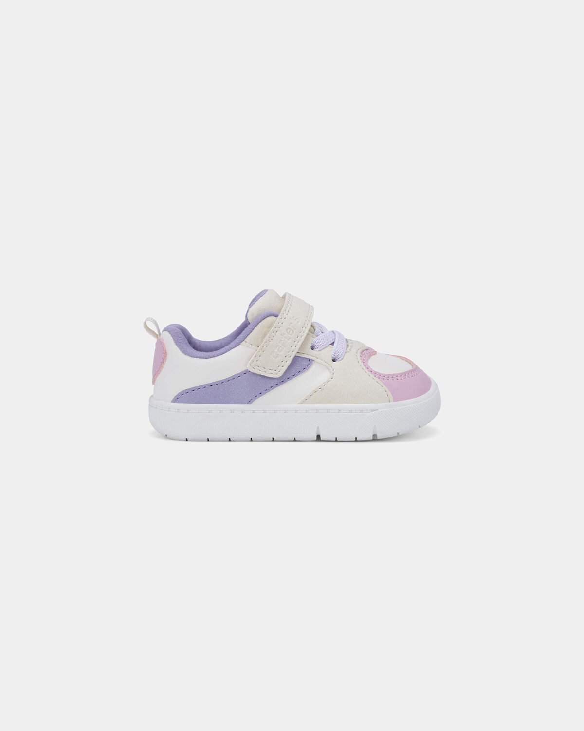 Baby Girl Every Step® First Walker Color Block Sneakers - Pink/Purple/White - Image 2