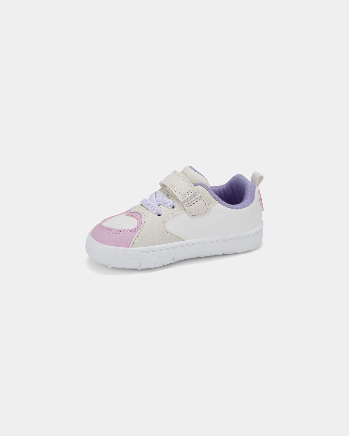 Baby Girl Every Step® First Walker Color Block Sneakers - Pink/Purple/White - Image 6