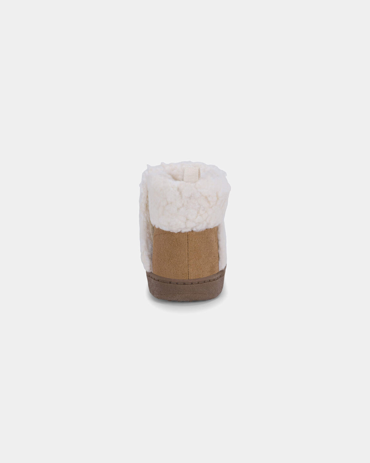 Baby Girl Every Step® First Walker Teddy Fleece Boots - Tan - Image 3
