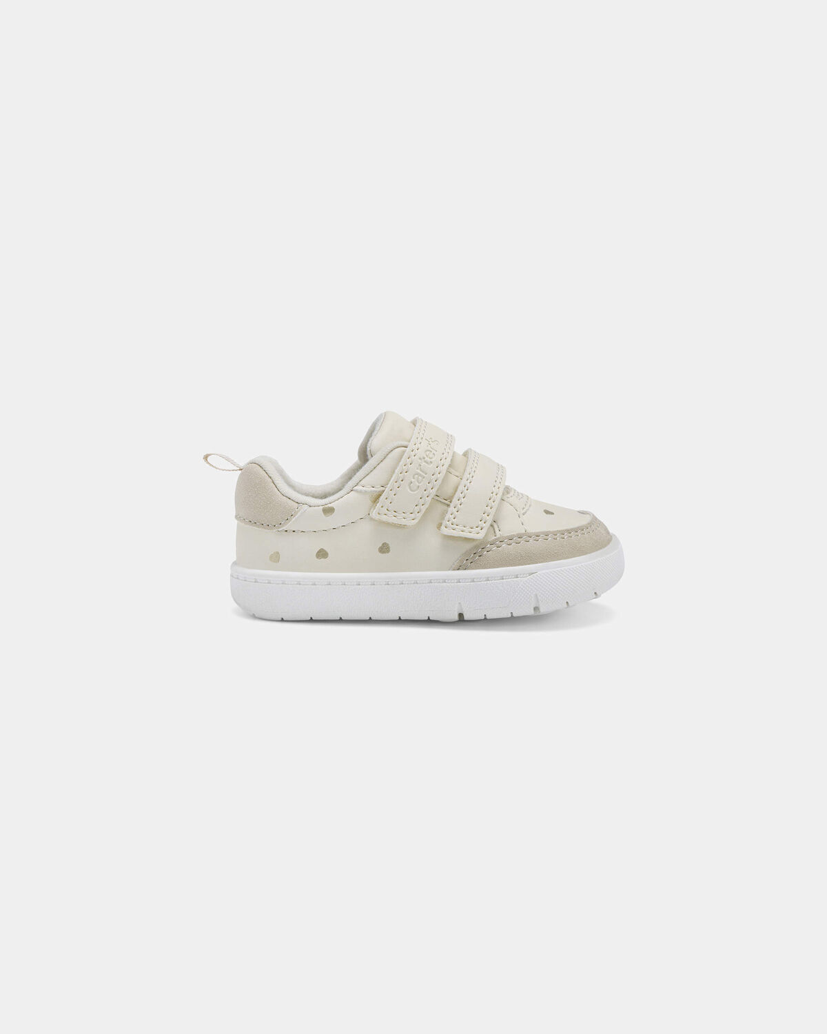 Baby Girl Every Step® First Walker Heart Sneakers - Cream - Image 2