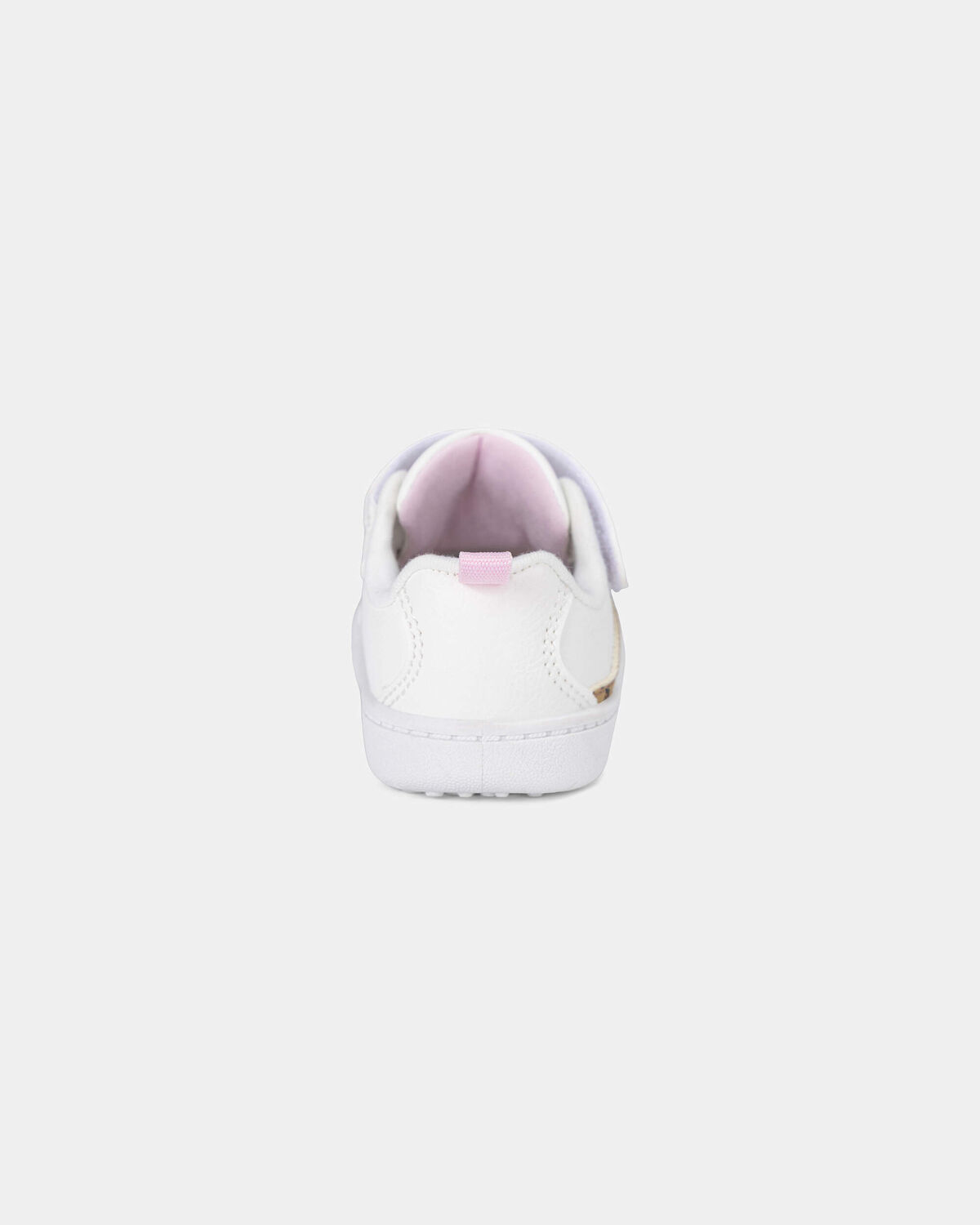 Baby Girl Every Step® First Walker Leopard Charm Sneakers - White - Image 3