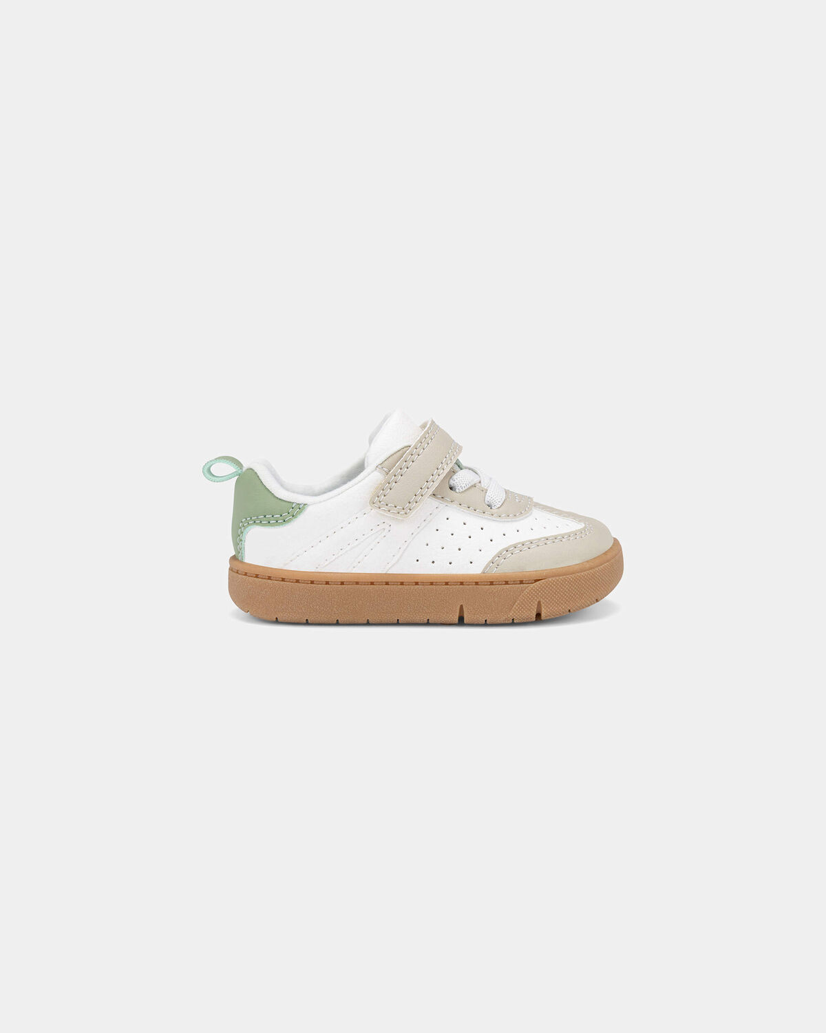 Baby Boy Every Step® First Walker Casual Shoes - Tan/White - Image 2
