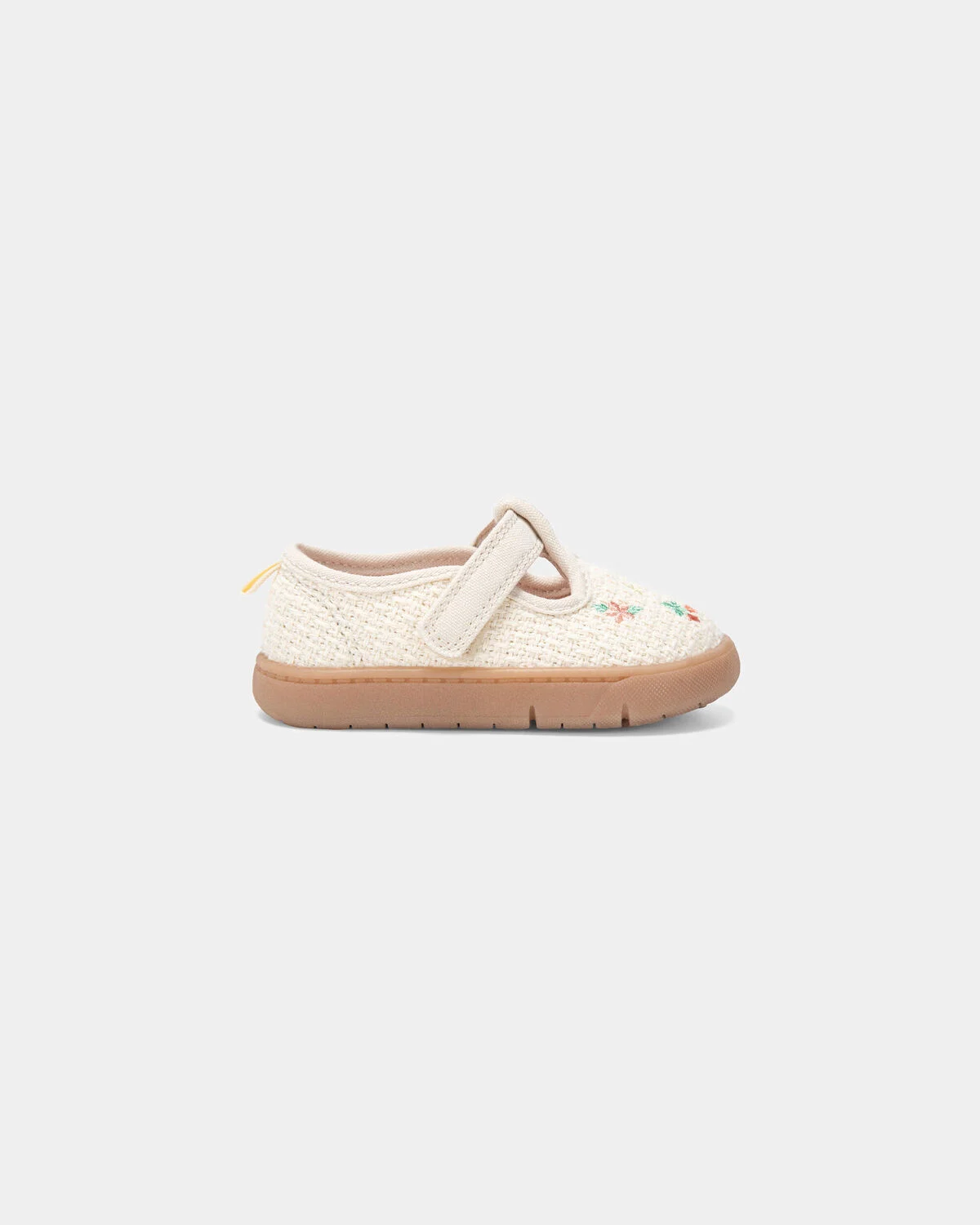 Baby Girl Every Step® First Walker Floral Casual Shoes - Cream - Image 2
