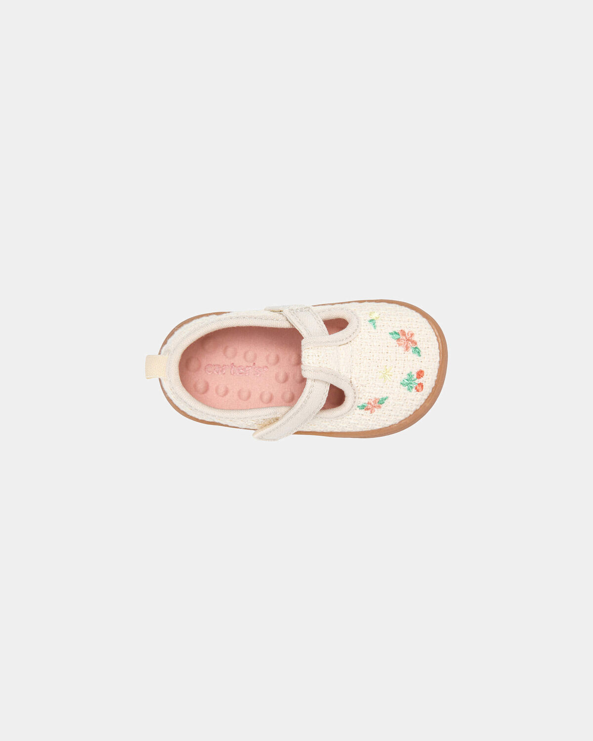 Baby Girl Every Step® First Walker Floral Casual Shoes - Cream - Image 4