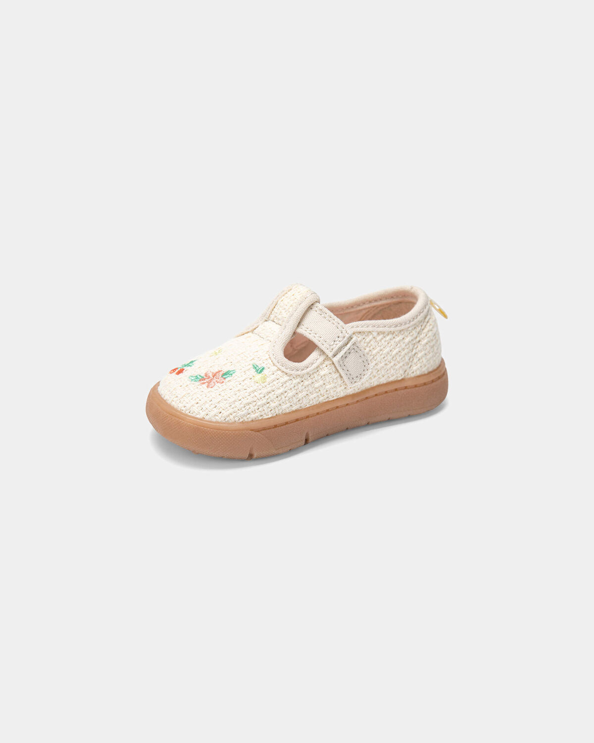 Baby Girl Every Step® First Walker Floral Casual Shoes - Cream - Image 6