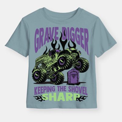 Boys Monster Jam™ Grave Digger Short-Sleeve Graphic Tee - Blue