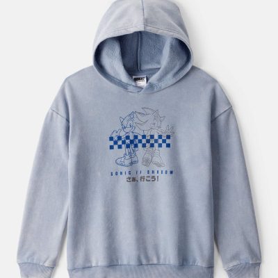 Boys Sonic the Hedgehog™ Long-Sleeve Pullover Hoodie - Blue