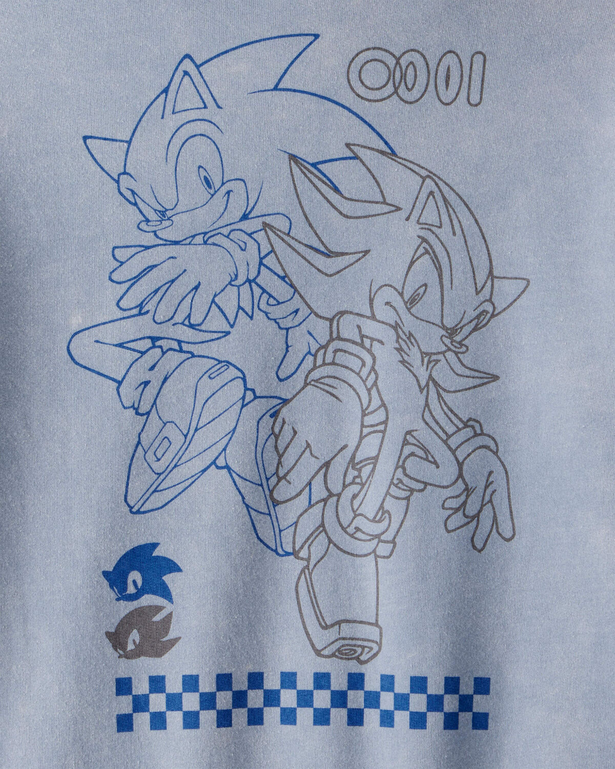 Boys Sonic the Hedgehog™ Long-Sleeve Pullover Hoodie - Blue - Image 4