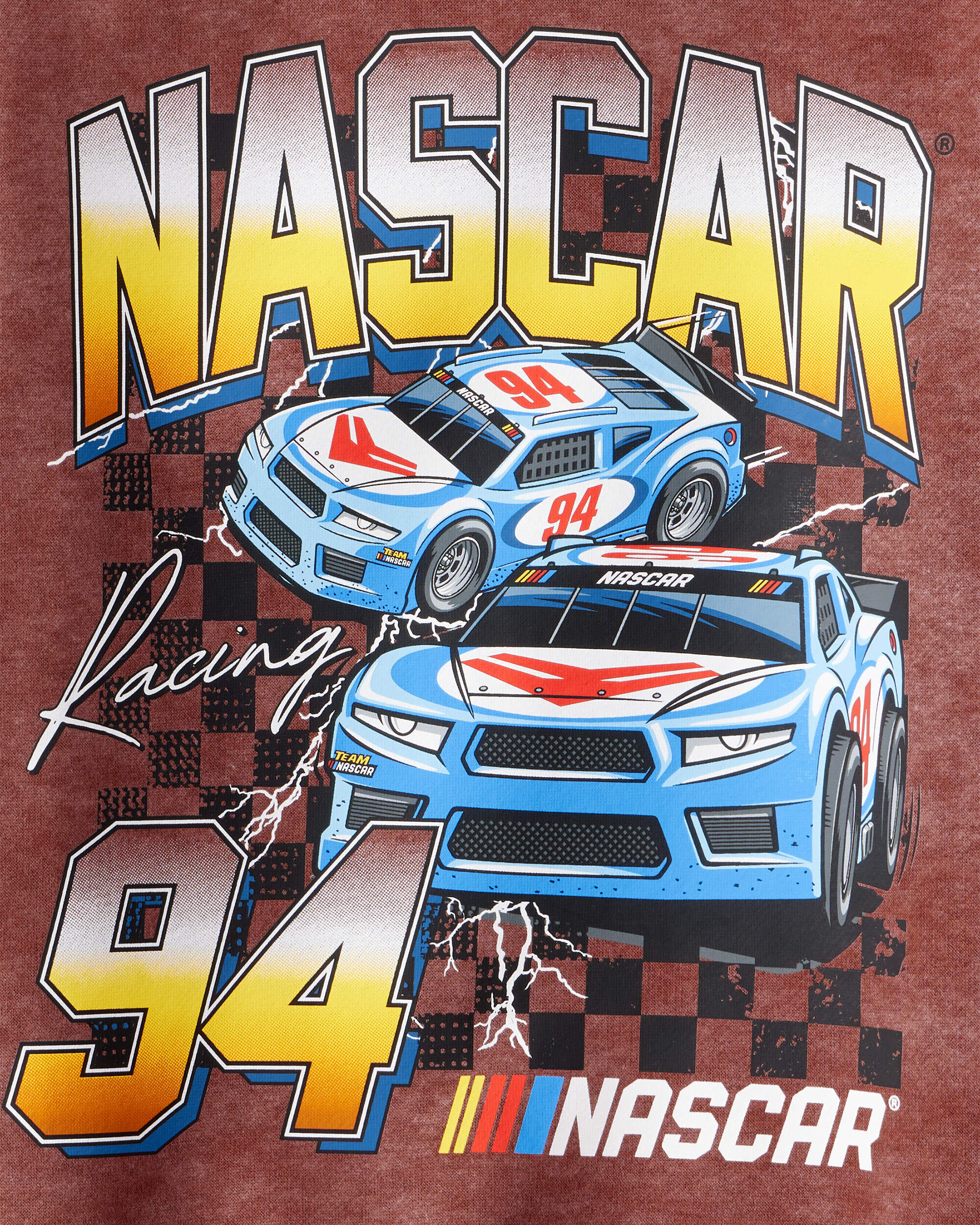 Boys NASCAR Pullover Sweatshirt - Brown - Image 3