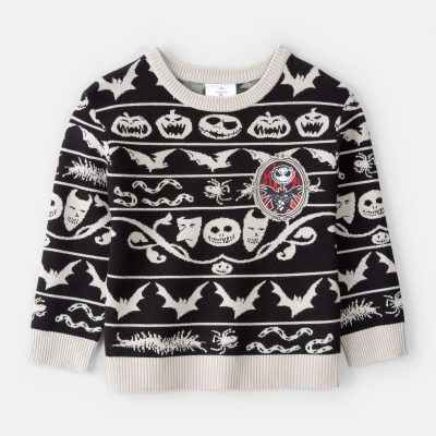 Boys The Nightmare Before Christmas Long-Sleeve Sweater - Black