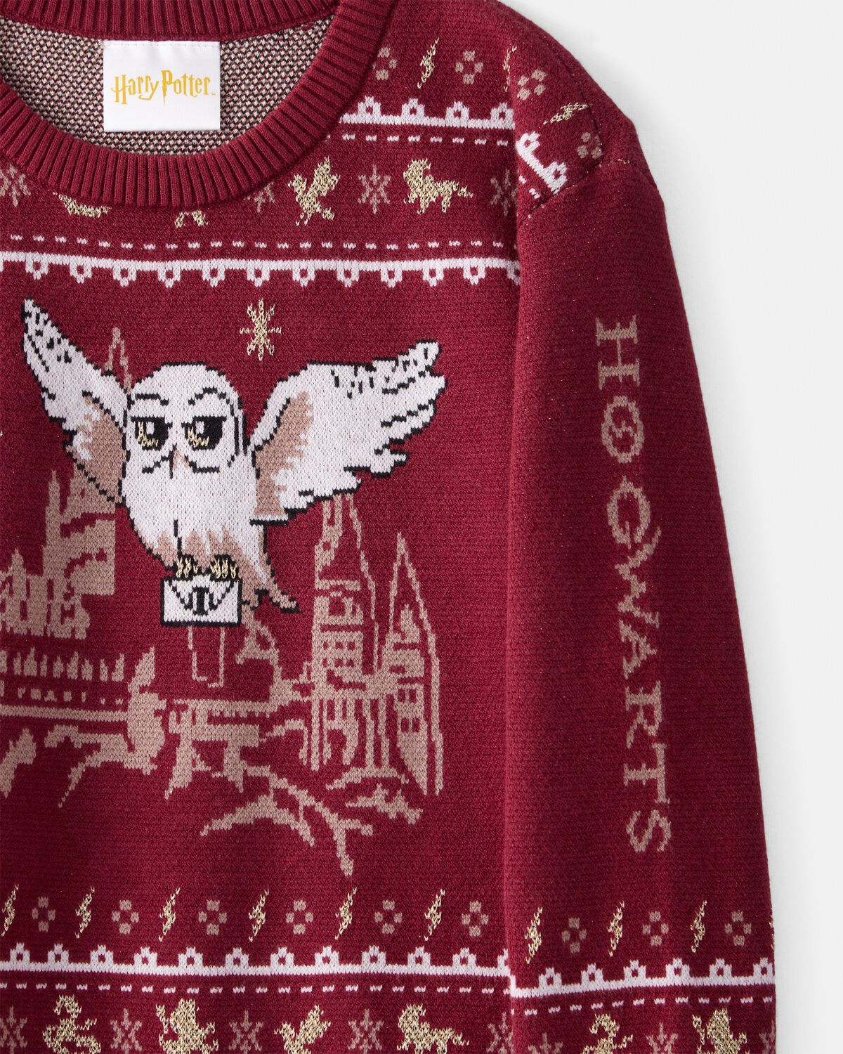 Boys Harry Potter® Long-Sleeve Sweater - Red - Image 2
