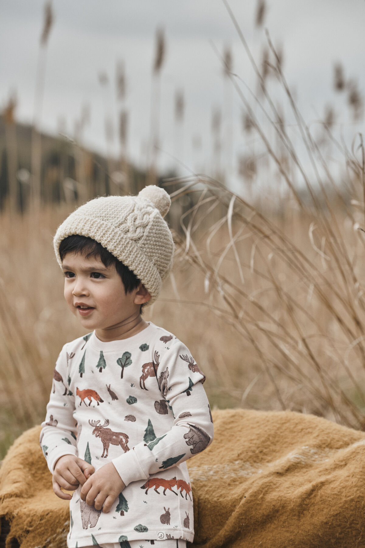 Toddler 2-Piece Organic Cotton Pajamas in Woodland Creatures - Image 2