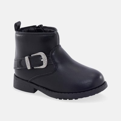 Toddler Girl Fashion Boots - Black
