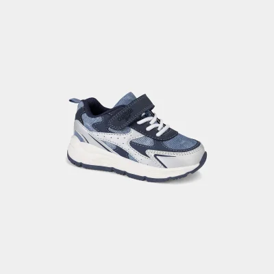 Toddler Boy Sneakers - Blue/Silver