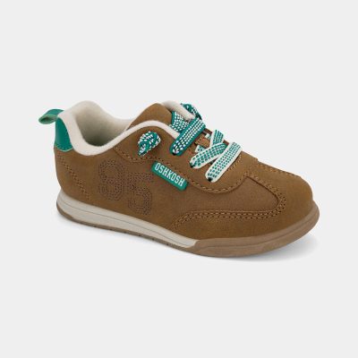Toddler Boy Varsity Sneakers - Brown/Green