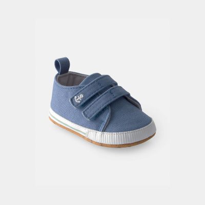 Baby Boy Chambray Casual Shoes - Blue
