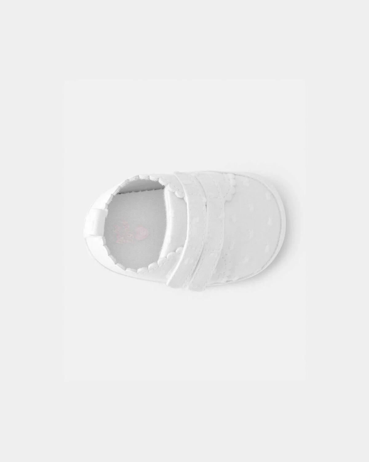 Baby Girl Swiss Dot Casual Shoes - White - Image 4