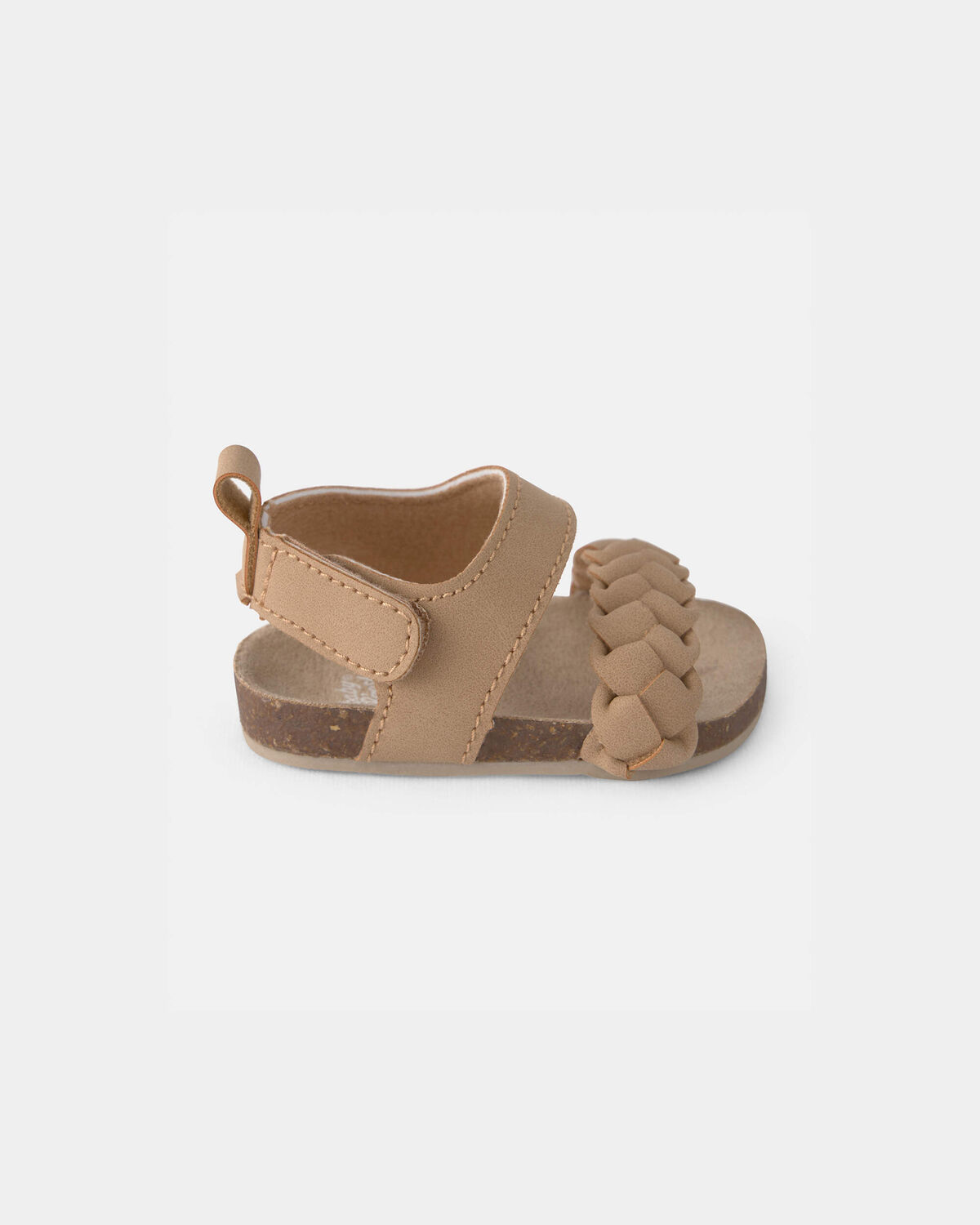 Baby Girl Braided Sandals - Brown - Image 2