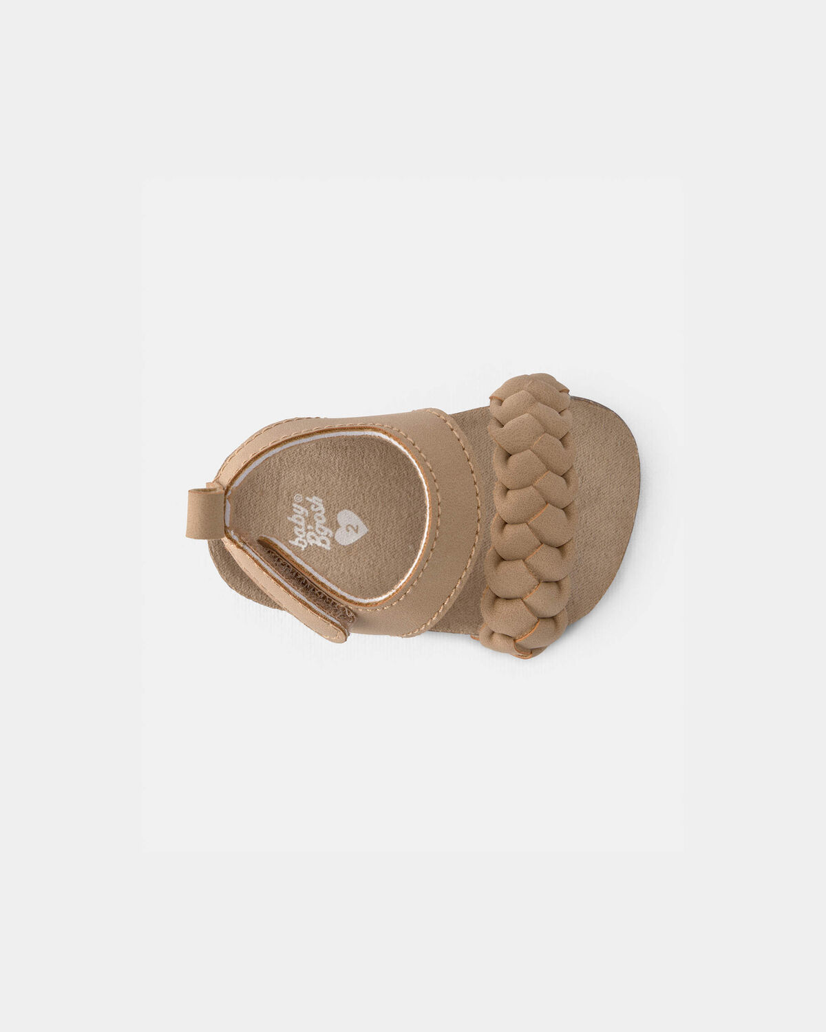 Baby Girl Braided Sandals - Brown - Image 4