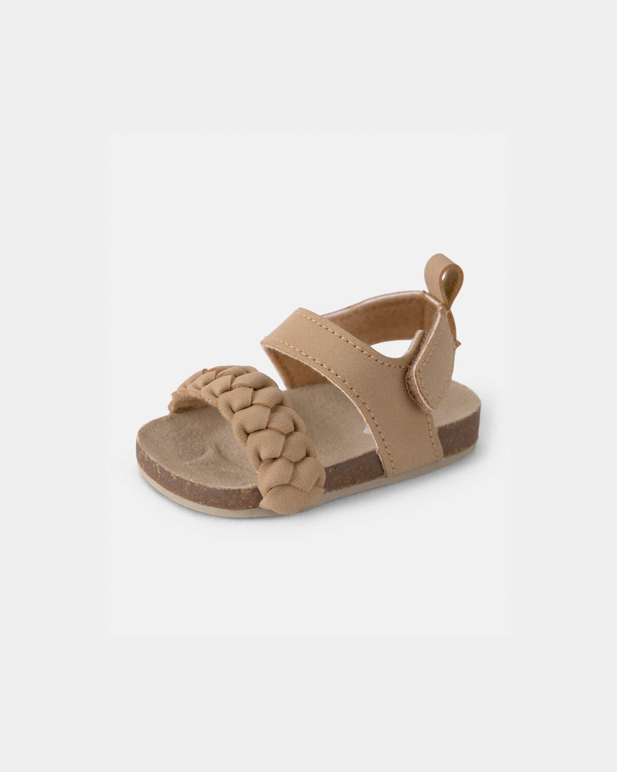 Baby Girl Braided Sandals - Brown - Image 6
