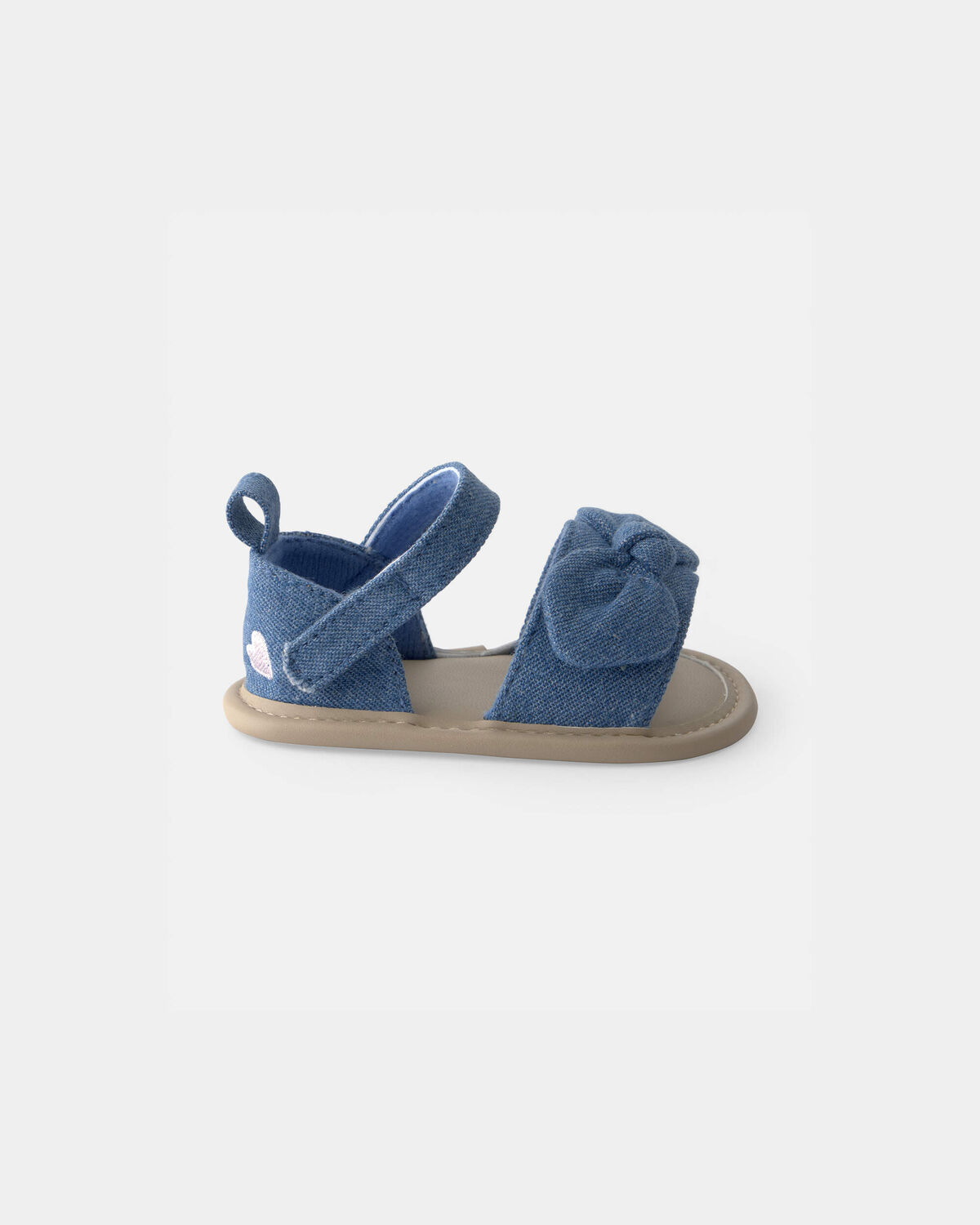 Baby Girl Bow Sandals - Blue - Image 2