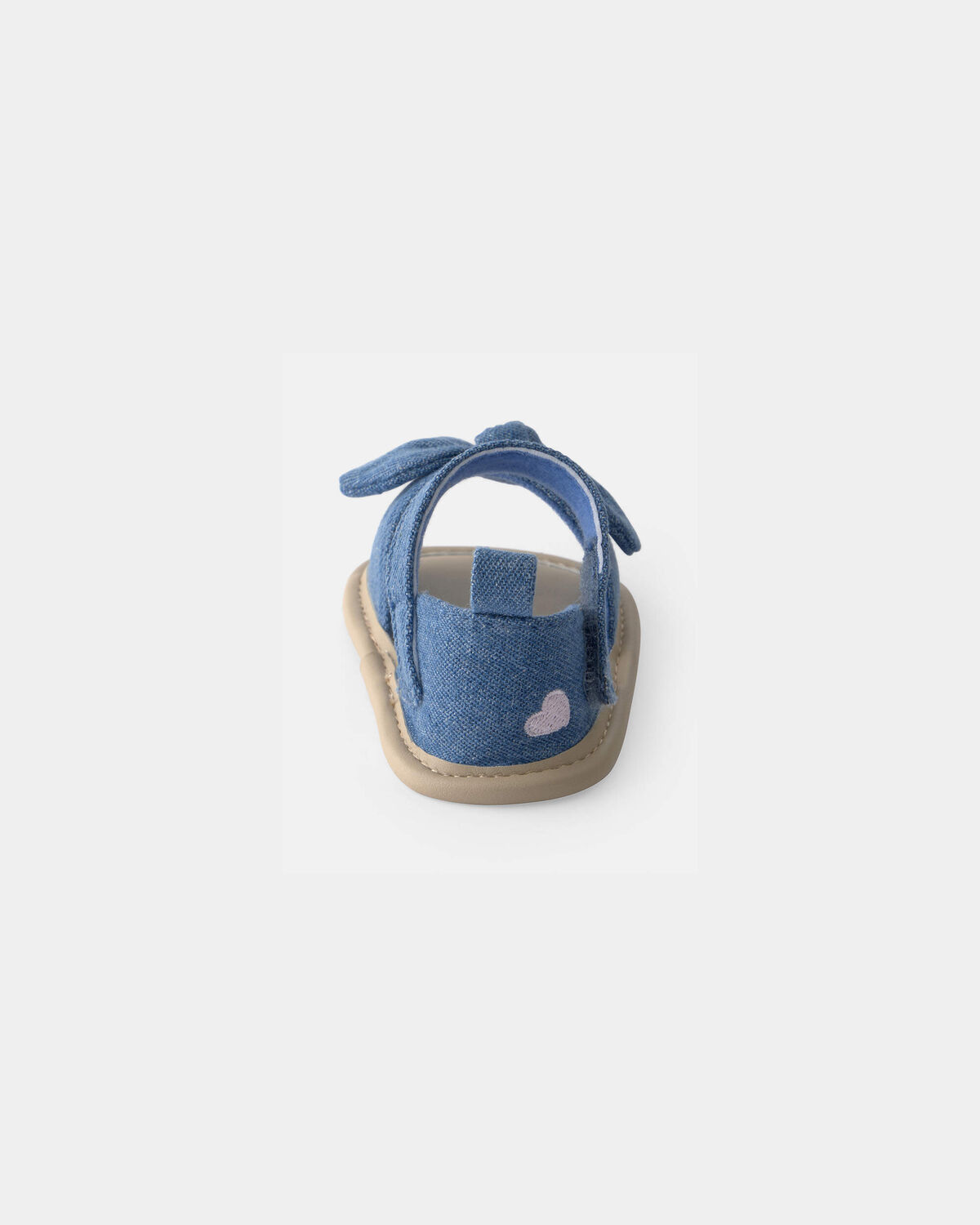 Baby Girl Bow Sandals - Blue - Image 3