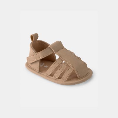 Baby Boy Strappy Sandals - Brown