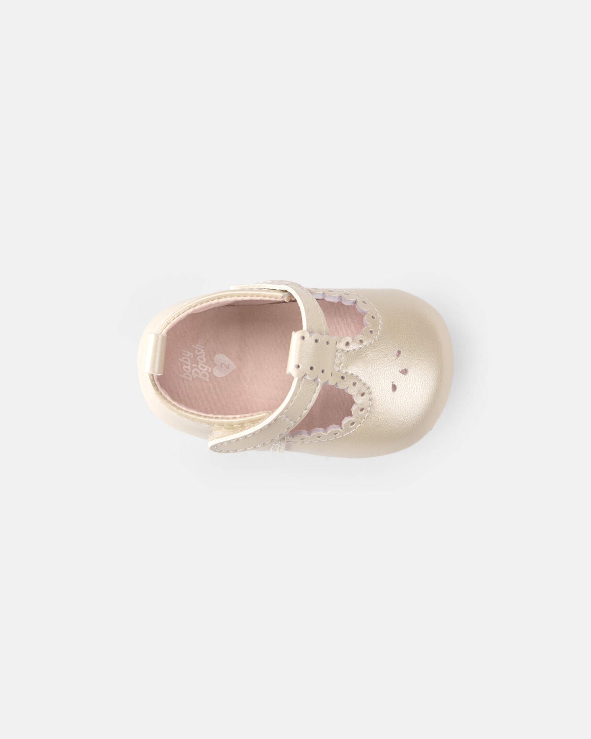 Baby Girl Eyelet Mary Jane Flats - Cream - Image 6