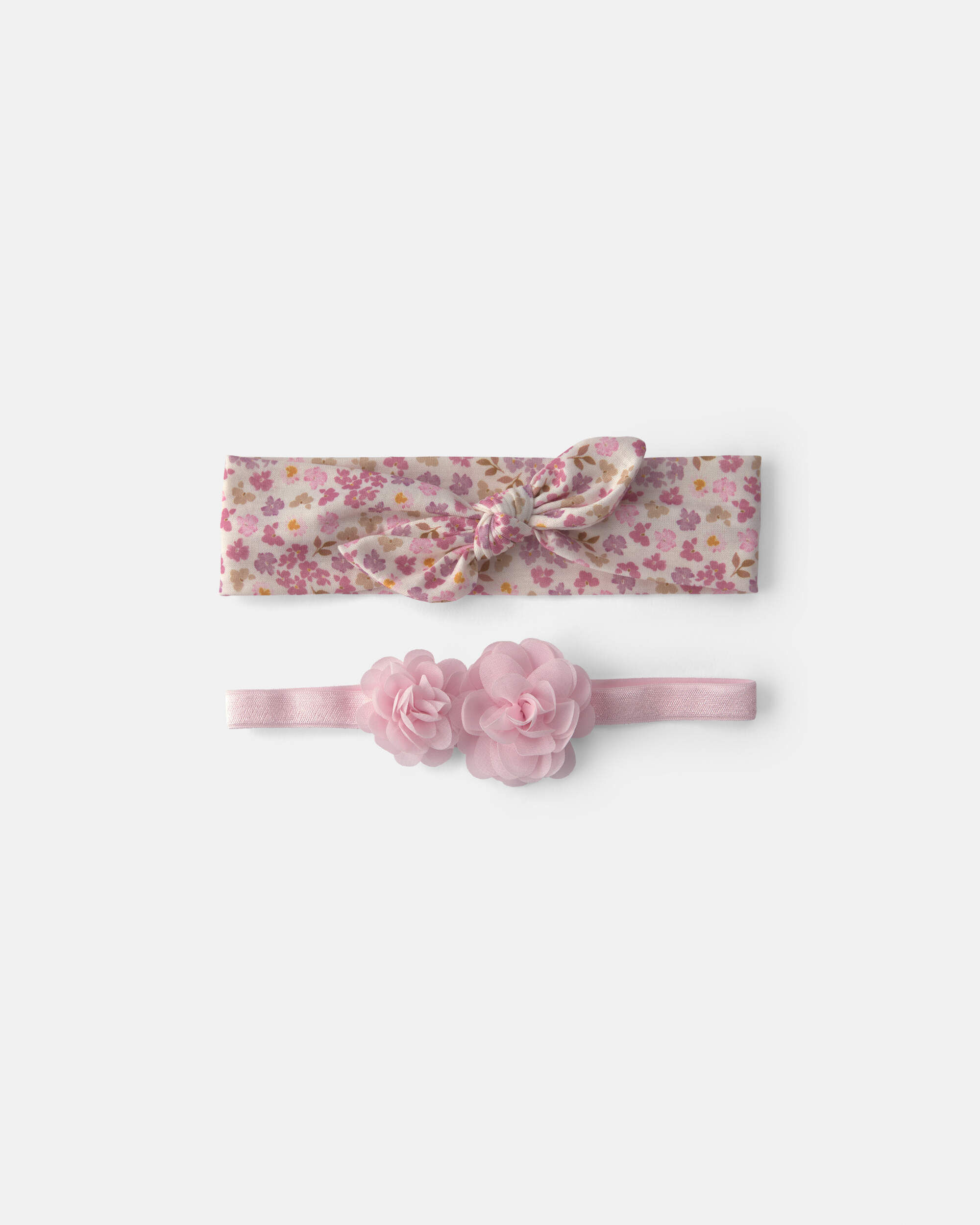 Baby Girl 2-Pack Floral Headwraps - Image 2