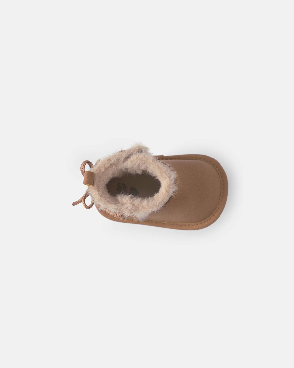 Baby Girl Teddy Fleece Boot - Brown - Image 4