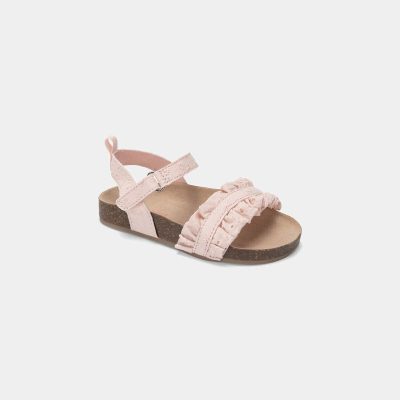 Toddler Girl Ruffle Sandals - Pink