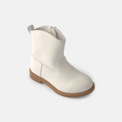 Toddler Girl Cowboy Boots - White