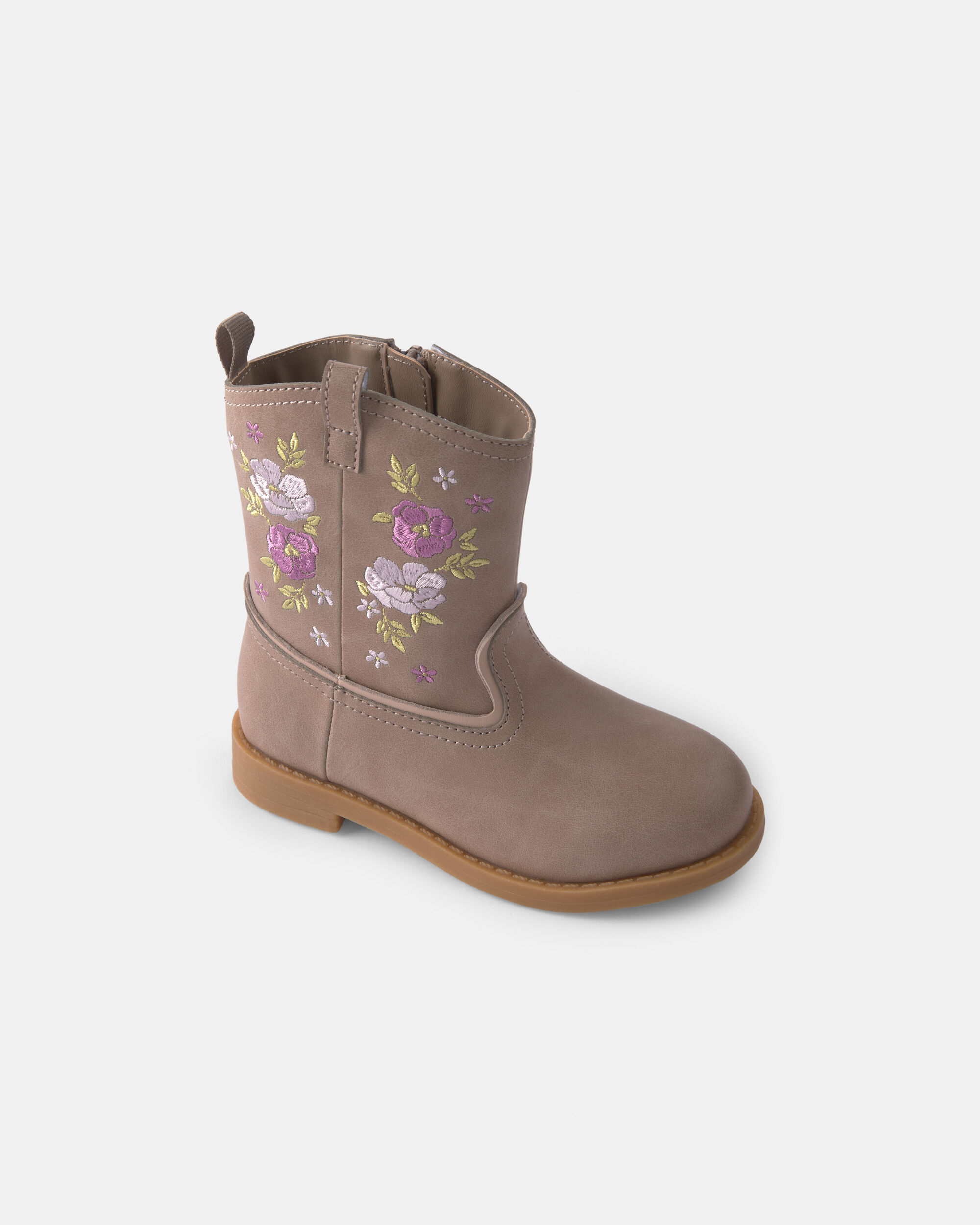 Toddler Girl Cowboy Boots - White - Image 6