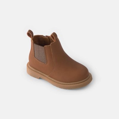 Toddler Ankle Boots - Brown