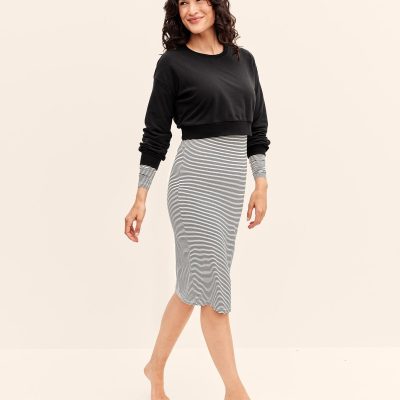 Adult Women's Maternity 2-In-1  Step Out Dress