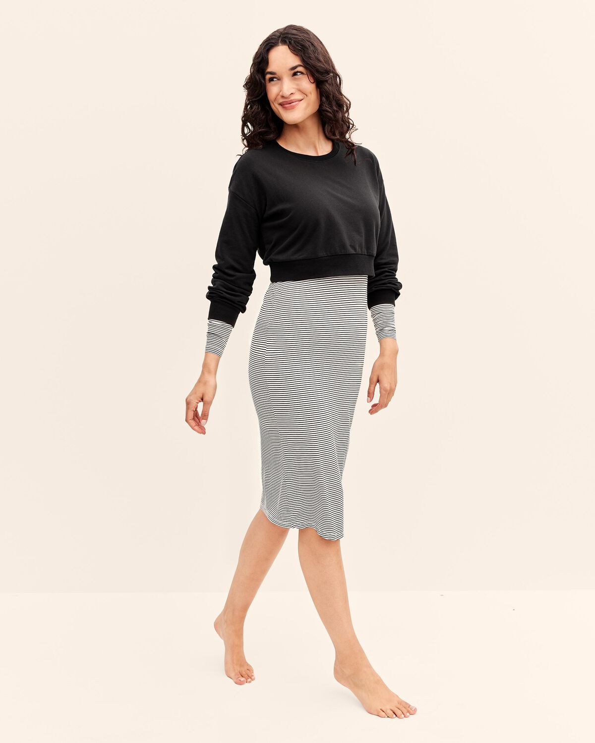 Adult Women's Maternity 2-In-1 Step Out Dress